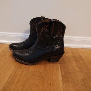 ARIAT Ladies Black Western Boots Size 7